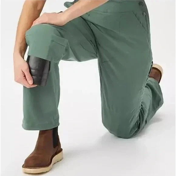 Duluth Trading Co Heir-loom Overalls Womens 3Xx31 Fir Green Gardening Bibs - Picture 9 of 16